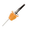 Metal pourer 1/2 gallon orange SPILL STOP