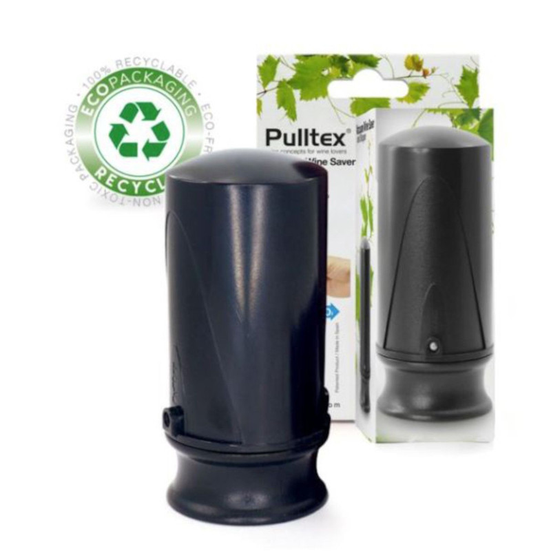 Vīna pudeļu korķis plastmasas vakuuma melns