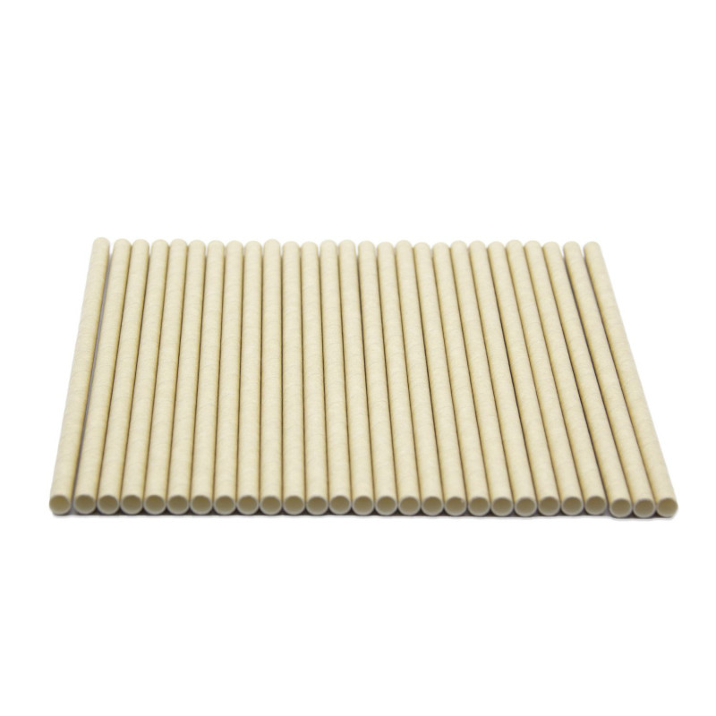 Paper straws 205/6 mm 500pcs BROWN