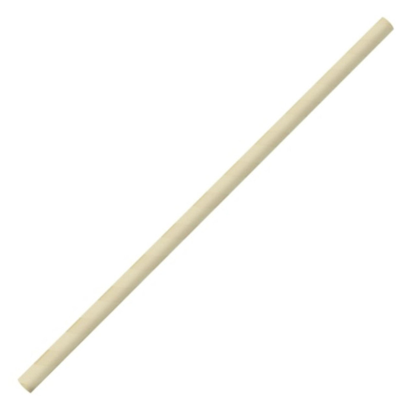 Paper Straws Beige Ø 8 x 250 mm