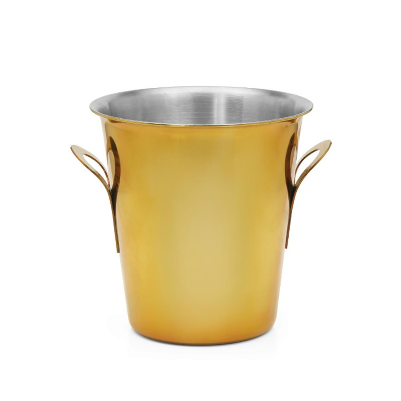 Wine/shampagne bucket D21cm h-20cm, gold