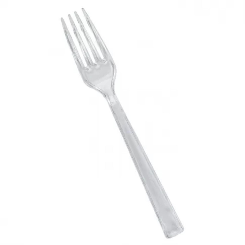 Dakšas atkārtoti lietojamas caurspīdīgas PS 18cm 50gab GASTROFUL[20]