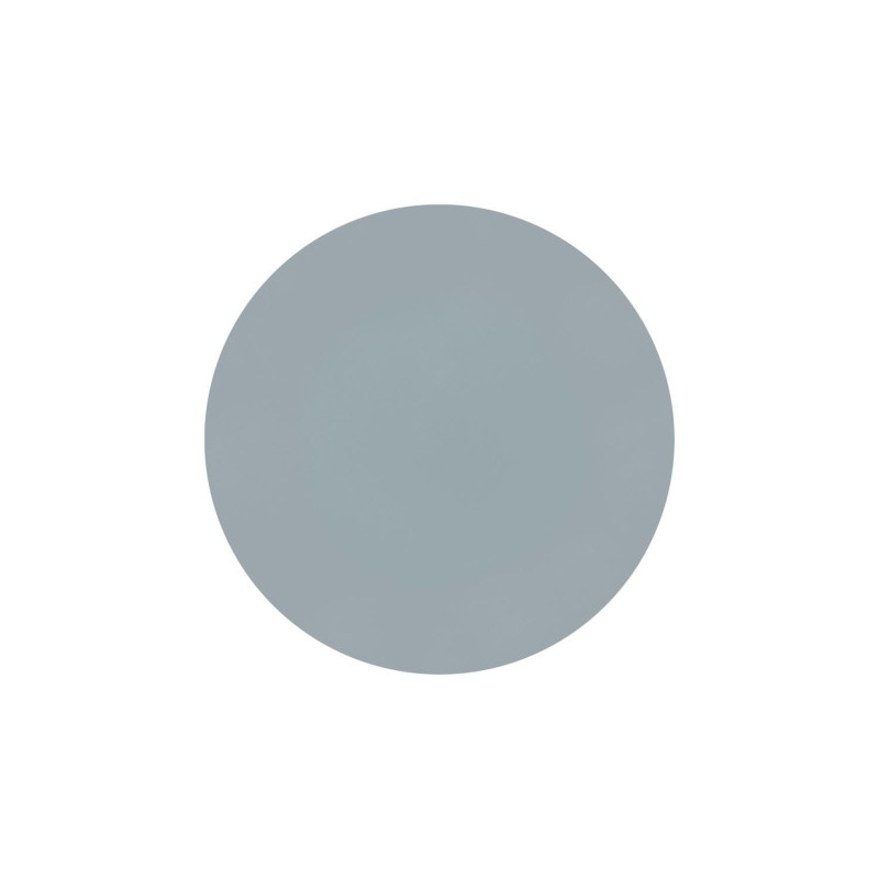 Placemat round TOGO - Leather look imitation - 38cm, stone blue