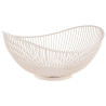 Basket SVART 29.5x25.5cm metal white