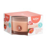 Aromatic candle in a glass container D8 h-5cm 13h PEACH