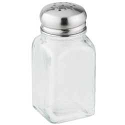Salt and pepper shaker glass