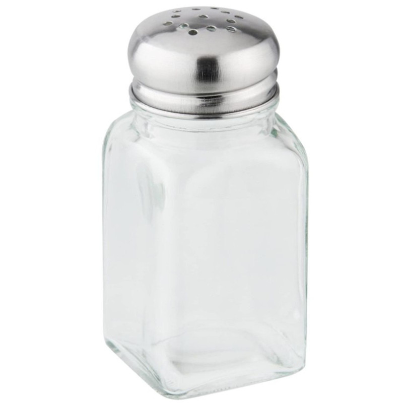Salt and pepper shaker glass