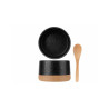 Bowl DELA with wooden spoon D9.5cm h-5.5cm