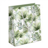 Kingituskott 22.5x17x9cm JUNGLE LEAVES WHITE