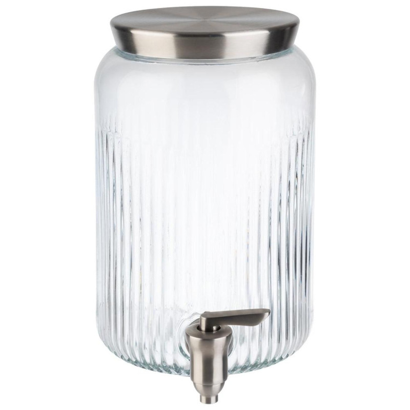 Beverage dispenser glass D 16 cm h-25cm 3.8L