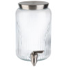 Beverage dispenser glass D 16 cm h-25cm 3.8L
