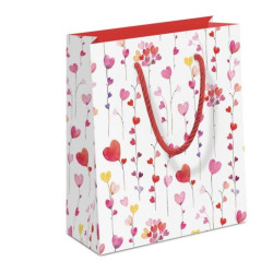Gift bag 22.5x17.5cm HEARTS...