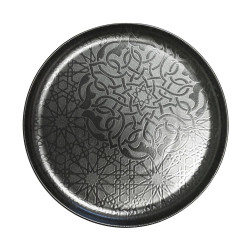 Chef plate D 25cm MATT BLACK