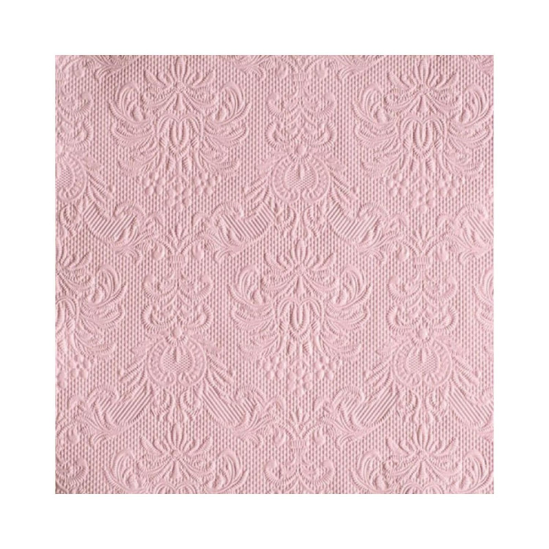Napkins 33cm 3-ply 15pcs ELEGANCE PASTEL ROSE