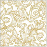 Napkins 33cm 3-ply 20pcs BAROQUE GOLD