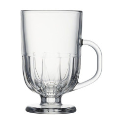 Glass mug FLORE 300ml