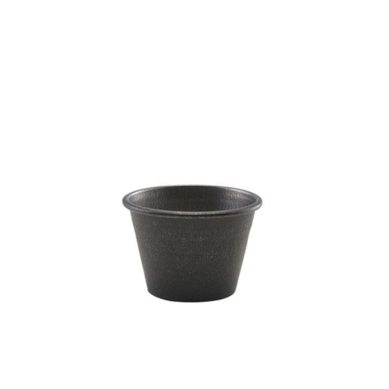 GenWare Black Vintage Steel Ramekin 71ml/2.5oz D6 h-4cm
