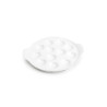 Escargot plate APPETITE D19.5cm porcelain white