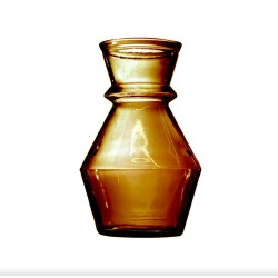 Vase MERIDA h-25cm red brown