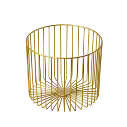 Iron serving basket gold...