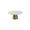 Cake stand GLINT D30cm marble gold
