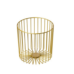 Iron serving basket gold...