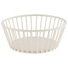 Basket URBAN Ø 17cm h-7cm metal white