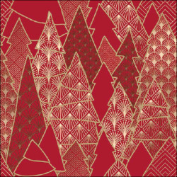 Napkin 33 Luxury Trees Red...