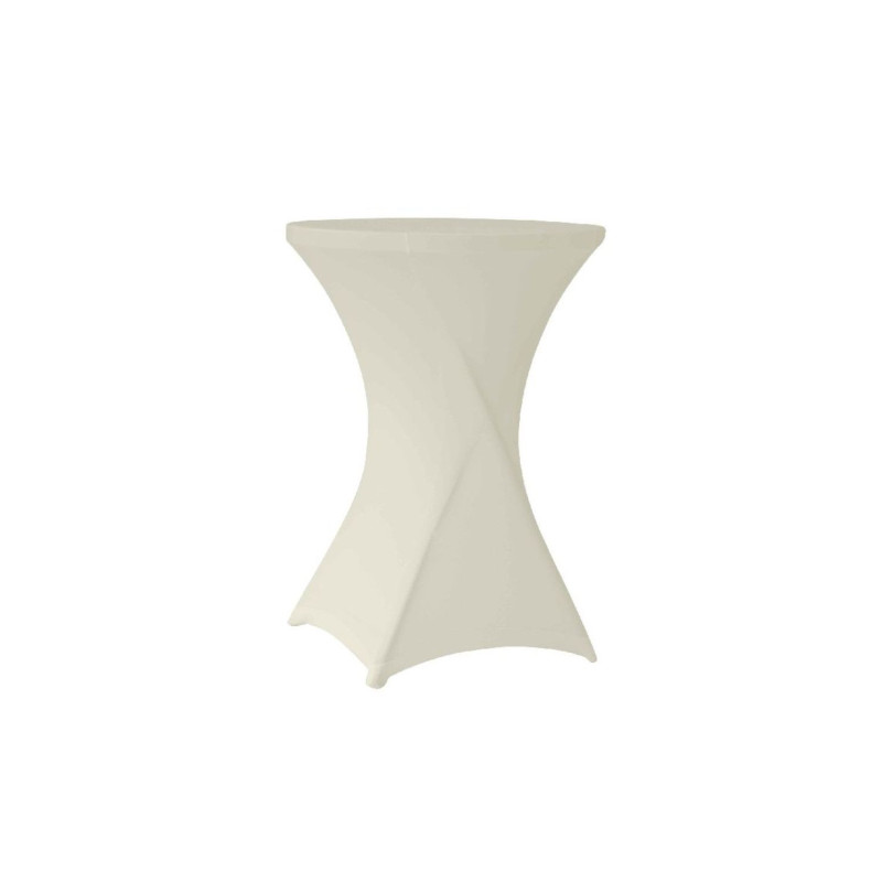 Strech table cover SAND for D76-82cm coctailtable