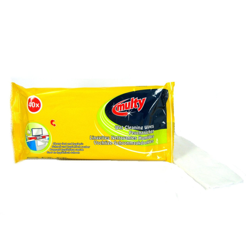 Wet wipes 21x18cm 40pcs