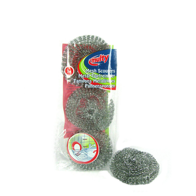 Sponges for scrubbing met. 3pcs