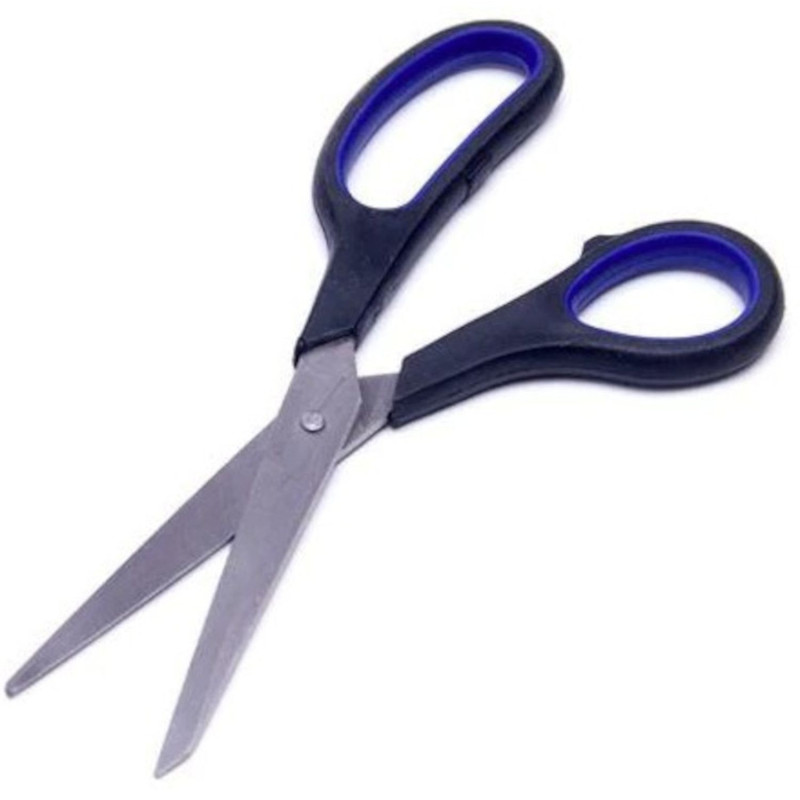 Scissors 20cm NIROSTA black/blue