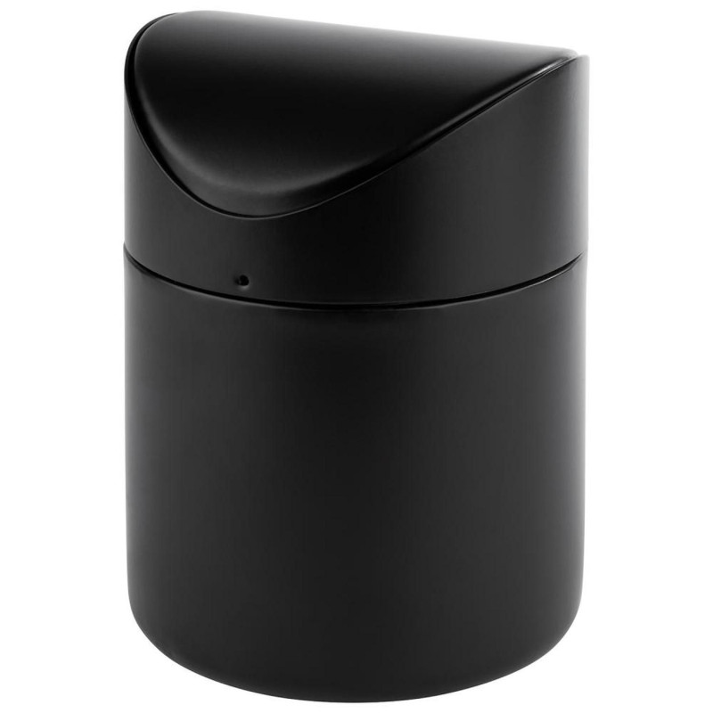 Table garbage bin D12cm, h-17cm, n/t black