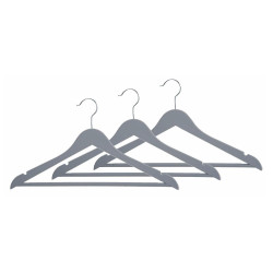 Plastic hanger set of 3...