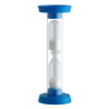 Hourglass Timer 3 minutes 30x30x86mm blue