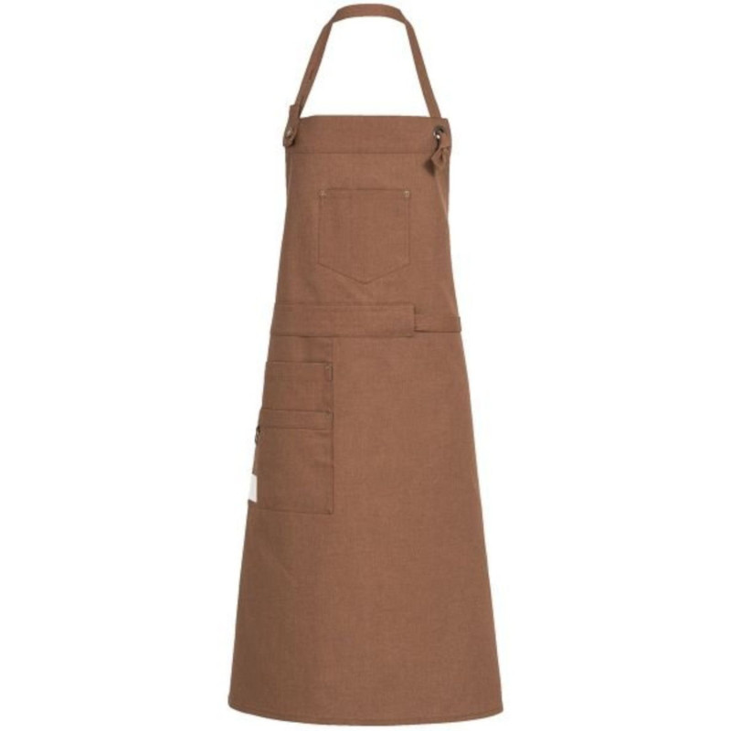 Apron rust brown 77x95cm