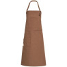 Apron rust brown 77x95cm