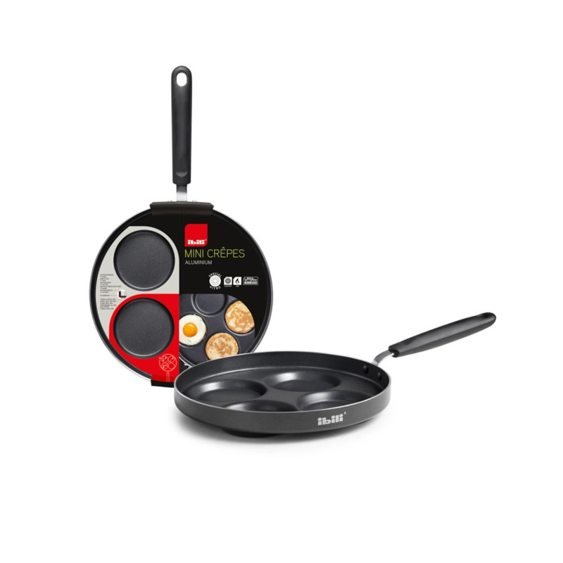 Indubasic 4 Mini Pancake / Eggs Pan 26cm