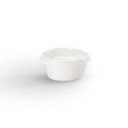 ROUND JAR 0,25L WHITE