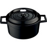 Mini casserole cast iron LAVA MINI D12cm 530ml black induction