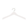 Hanger wood BASIC 44cm white