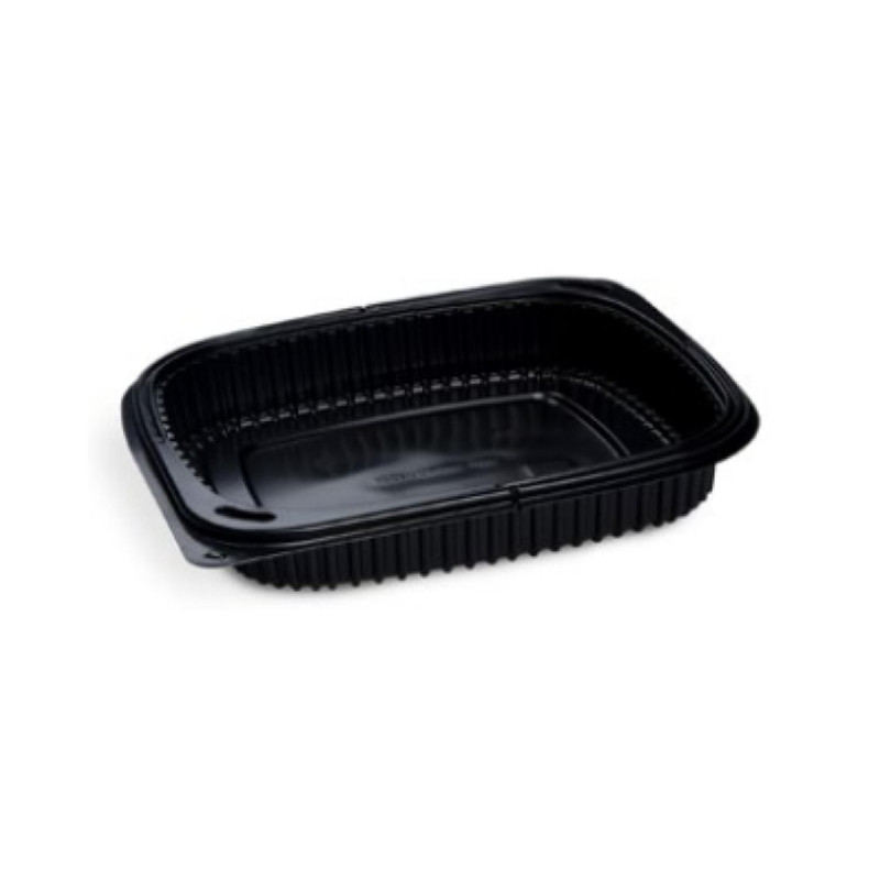 Tray black 1200ml 24×21cm h-4cm 100pcs