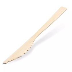 Knife 16cm bamboo 100pc.