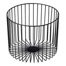 Iron serving basket black...