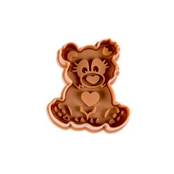 Cookie cutter with stamp...