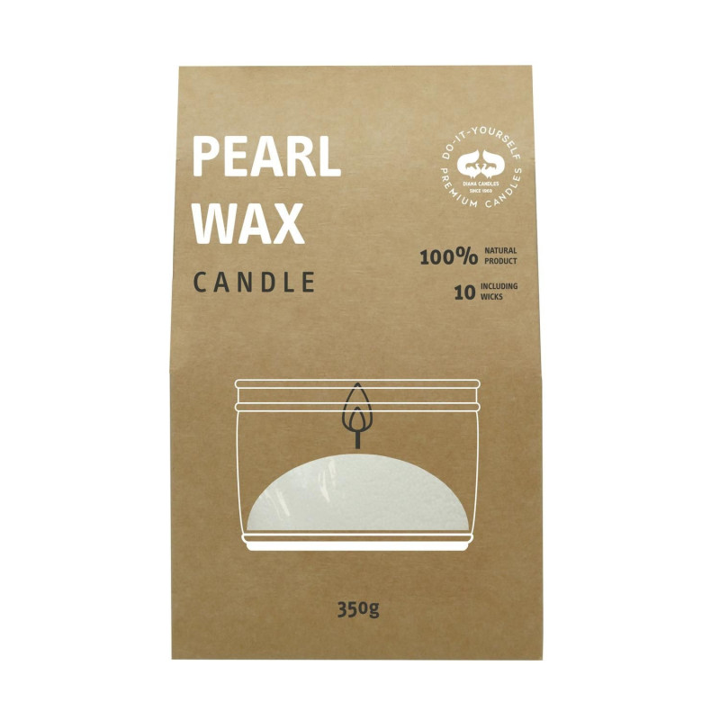 Biri žvakė Pearl wax 350gr.10 degiklių baltos spalvos [7]