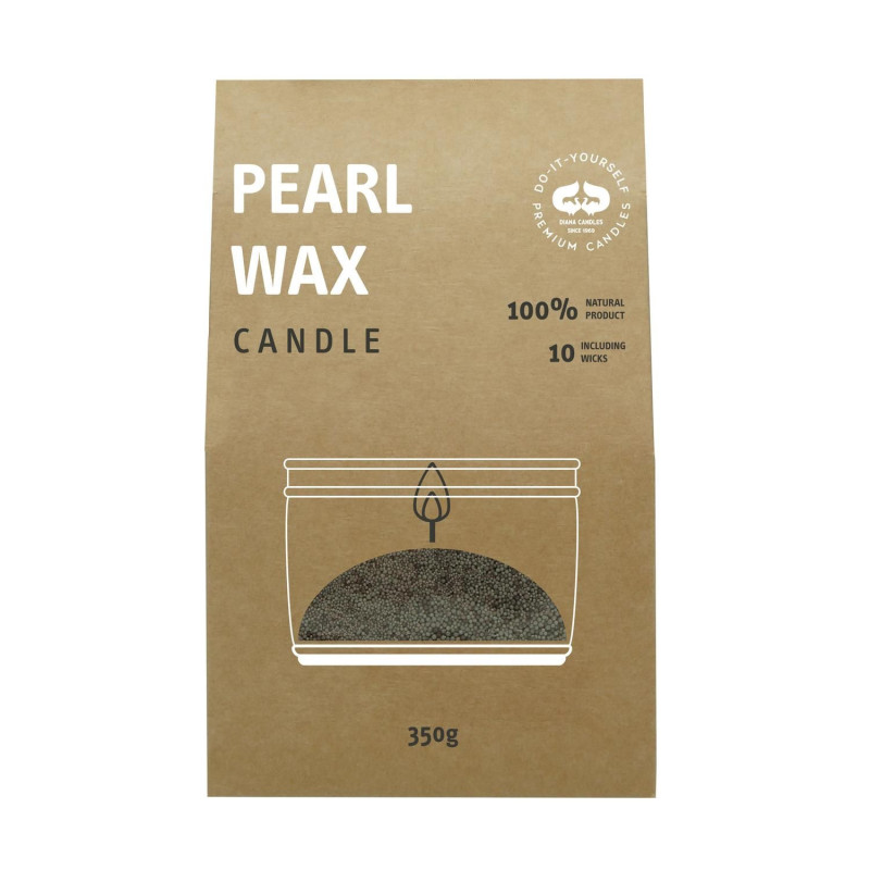 Barų žvakė Pearl wax 350 g. 10 žibintų Juodas [7]