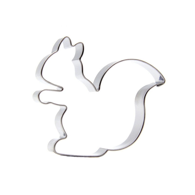 Gingerbread cookie cutter st/s 6x6.5cm SQUIRREL