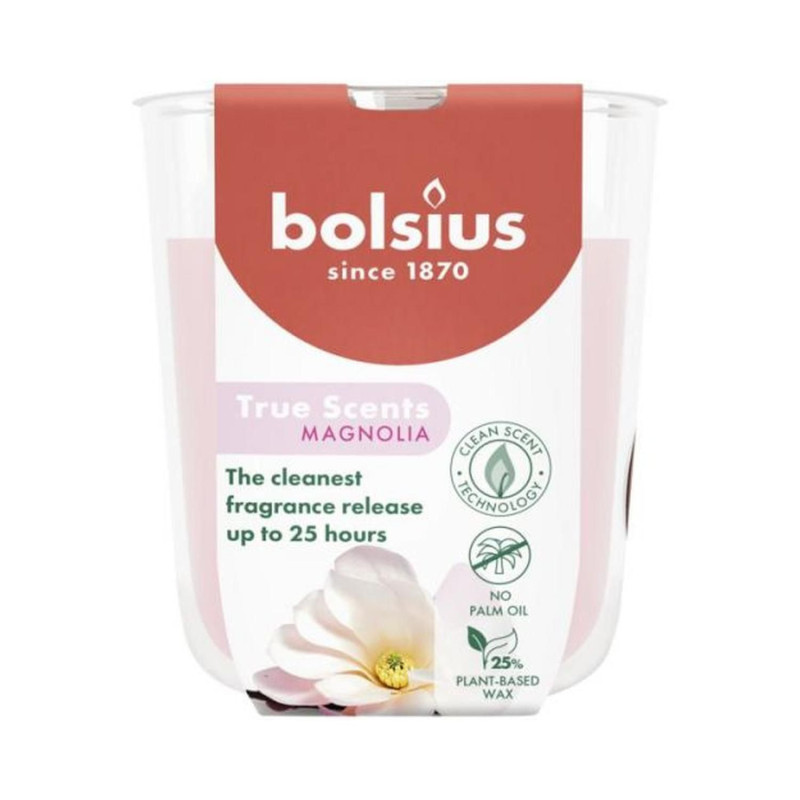 Scented Candle in a glass 80/73 mm TRUE SCENTS MAGNOLIA
