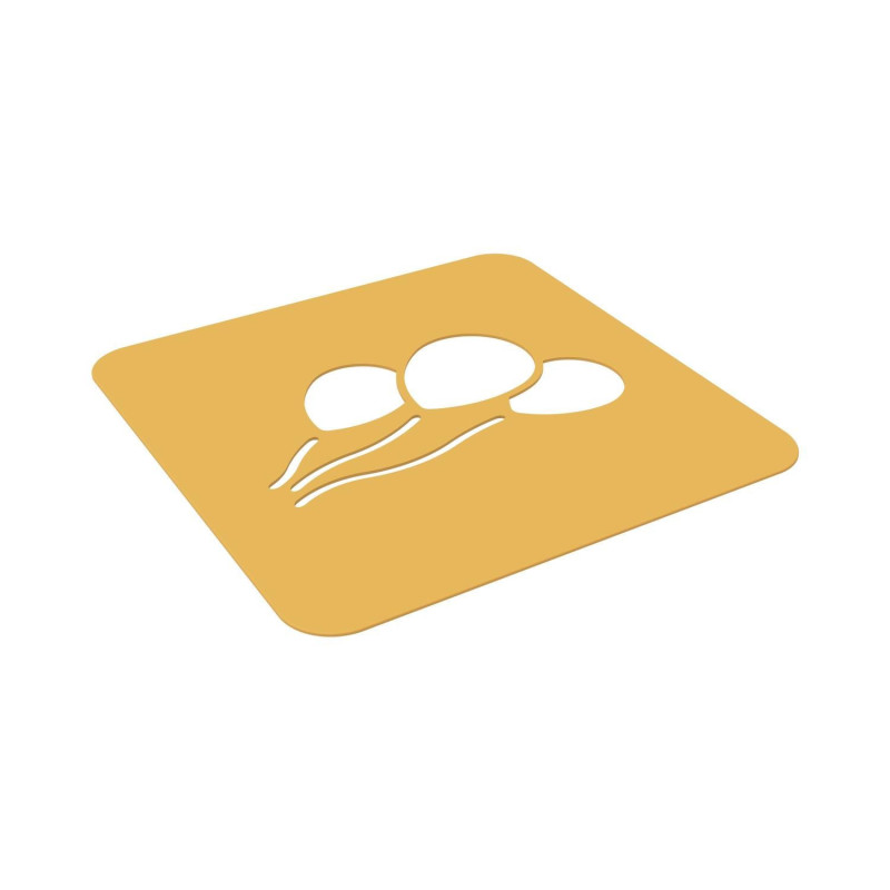 Stencil PALLONCINO - set 2 silicone moulds 119X62mm h-1mm